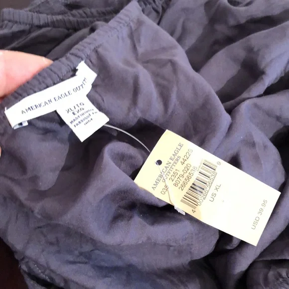 American Eagle Casual Tiered Shoulder Tie Cami Tank, size XL - Picture 8 of 12